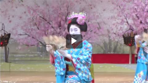 Traditional dance performance in Kyoto