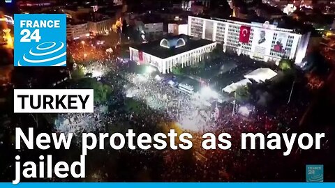 Istanbul's Imamoglu spends first night in jail as thousands protest