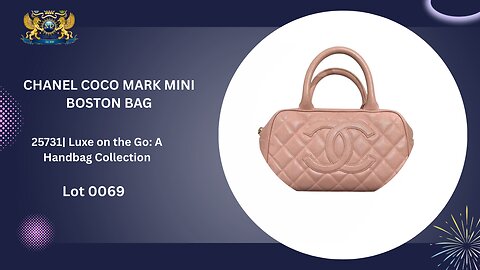 CHANEL COCO MARK MINI BOSTON BAG