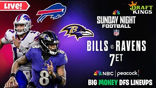 Sunday Night Football | Raven vs Bills | Big Money Draft Kings DFS