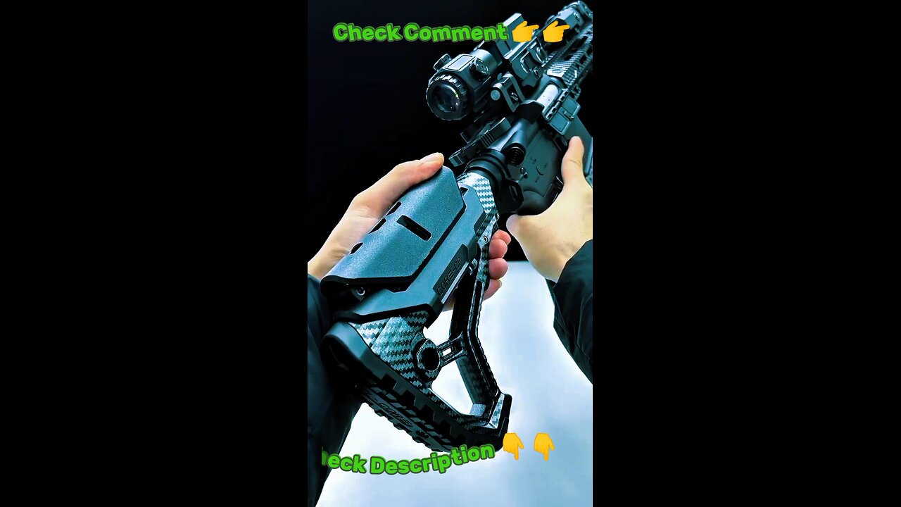 Carbon Fiber F4+Smoke Silencer #toys #gelblasters #airsoft