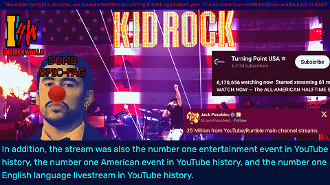 MORE STAS HAVE COME OUT!- TPUSA HALFTIME SHOW WAS A MASSIVE SUCCESS AND IS #1 !!