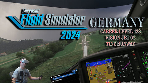 VR | Planning / Landing on Tiny Runway in VR | MSFS Vision Jet G2 Career Mode
