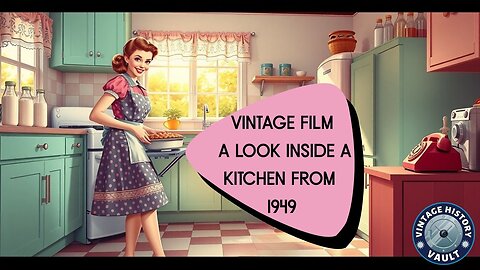 Vintage Films A look Inside a kitchen from 1949.