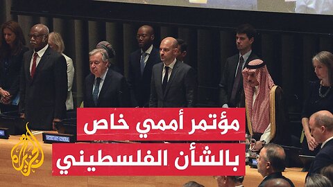 الأمم المتحدة تعقد مؤتمرا في نيويورك بشأن التسوية السلمية للقضية الفلسطينية وتطبيق حل الدولتين