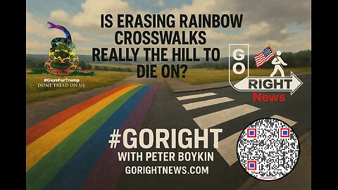 With all the REAL-WORLD PROBLEMS today... Is Erasing Rainbow Crosswalks Really the Hill to Die On?