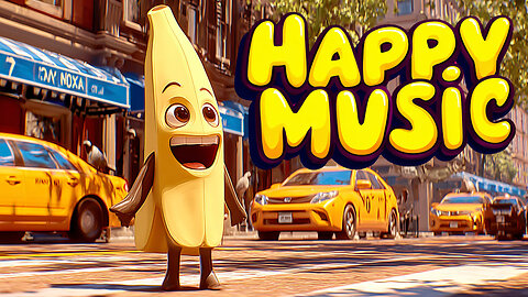 Banana + Big City = Instant Good Vibes 🍌✨