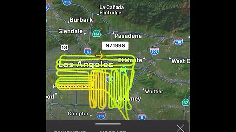1 Min Long Chemtrail - FlightRadar24.com - Video Showing Clear Spray Patterns - California