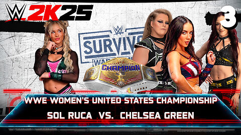 WWE 2K25 WWE United States Championship - Sol Ruca vs Chelsea Green.