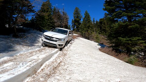 Getting through a snowdrift