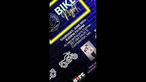 It's BIKE NIGHT