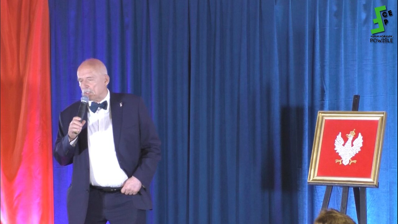 Janusz KORWIN-Mikke: Sukces G. Brauna - teraz potrzeba Pinocheta, wystąpienie na Wieczorze Wyborczym