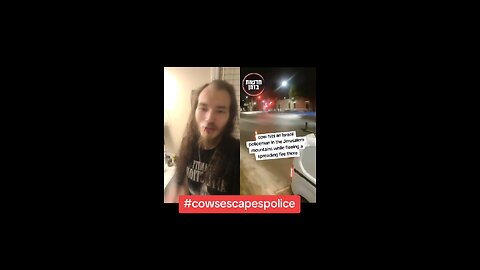 #cowattackscop #copcantcatchcow #cowescapespolice #cowsinjerusalem #cowescapesjerusalemfire