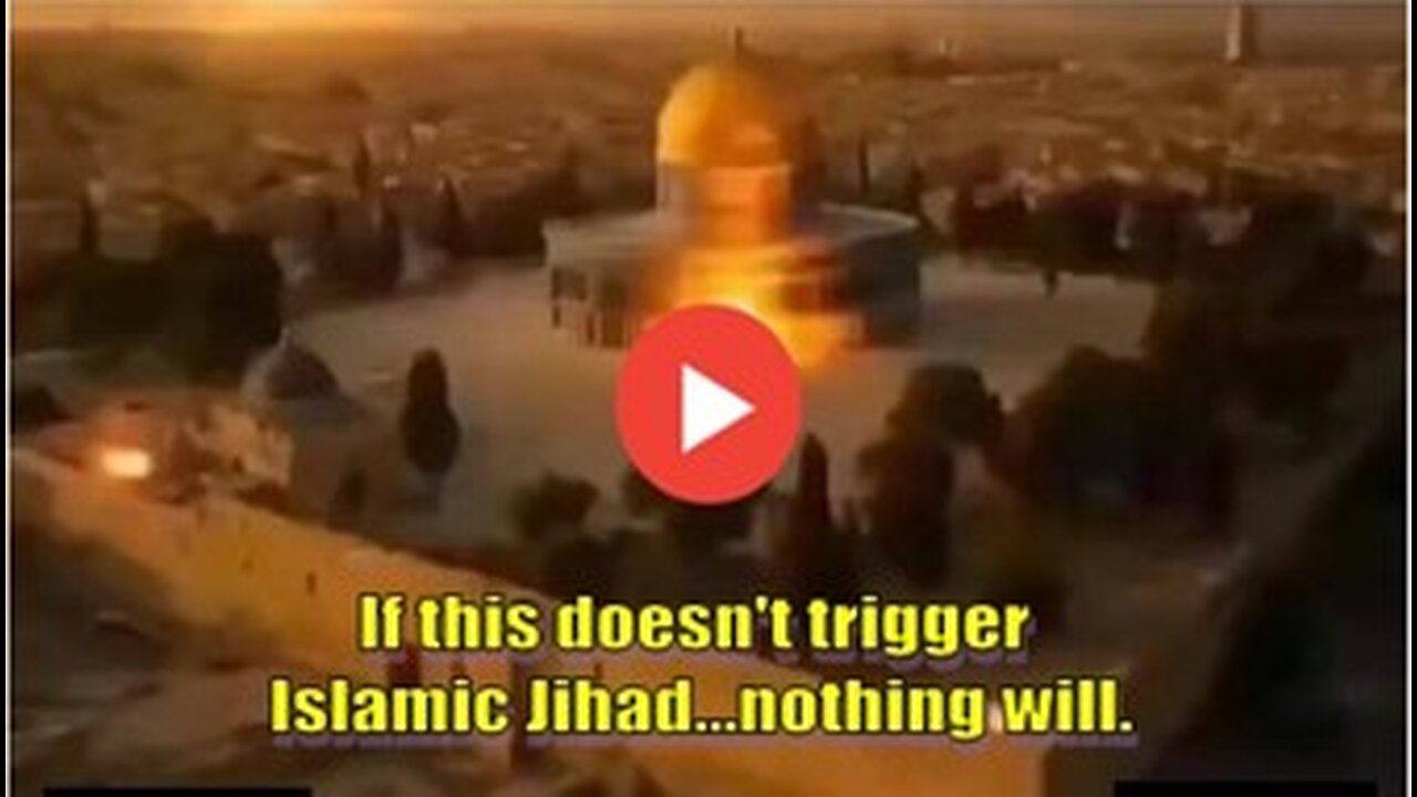 AI Video Showing Destruction of Al Aqsa Mosque in Jerusalem being replaced with Jewish Temple
