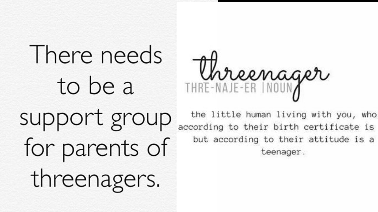 Mommy musings: Threenagers are real!