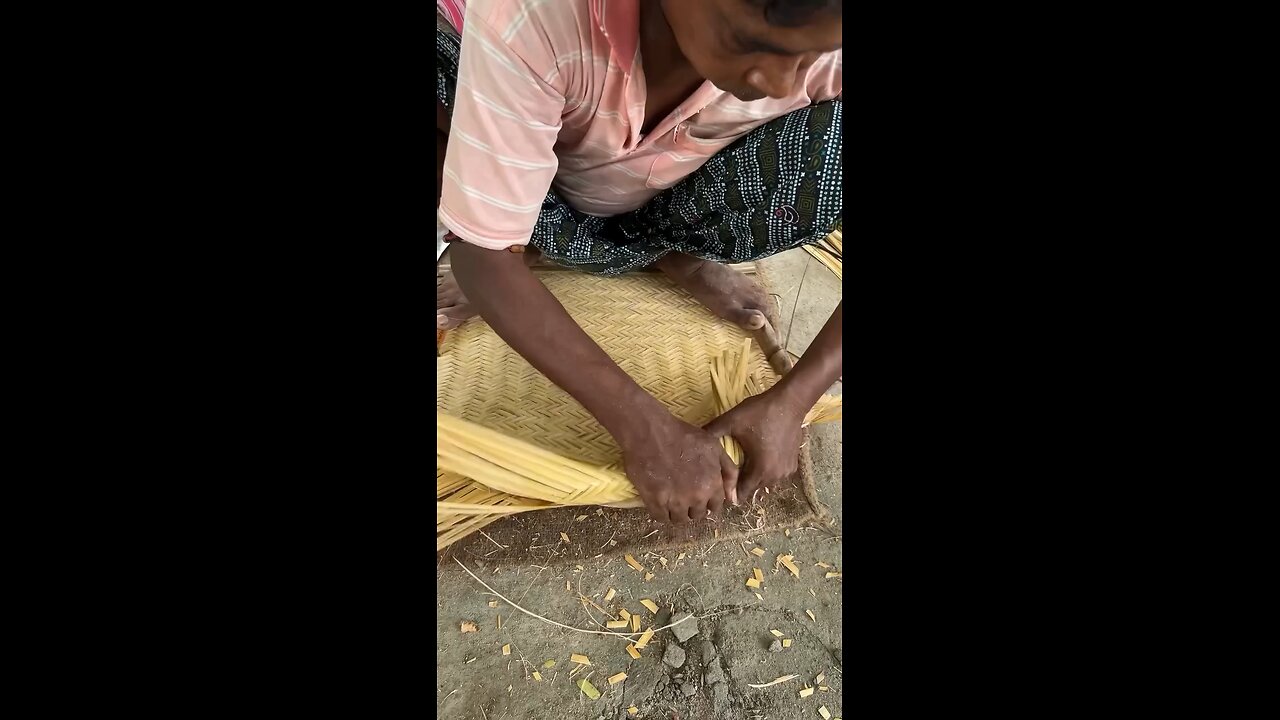How to weave trays.