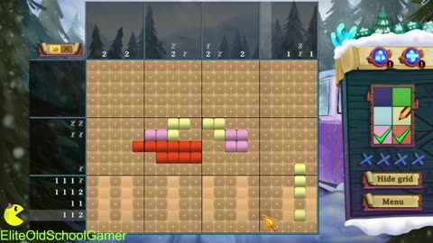 Adventure Mosaics Winter Holiday - Review and Walk-through - Level 31 - August 2025