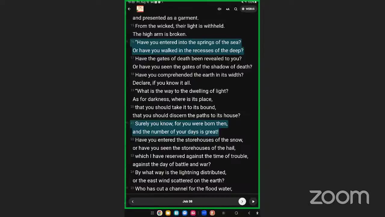 Aug 31st, Day 243 - RERUN FROM 2024 - Reading The One Year Bible Together