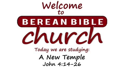 A New Temple (John 4:14-26)