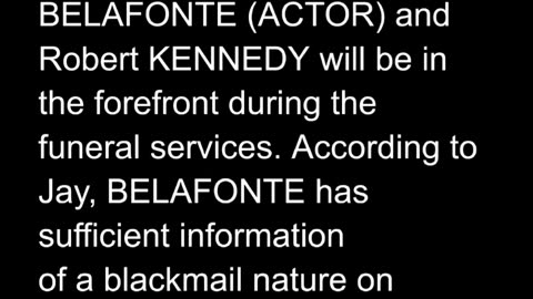 ROBERT KENNEDY SENIOR BLACKMAILED