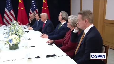 President Trump meets with Chinese President Xi
