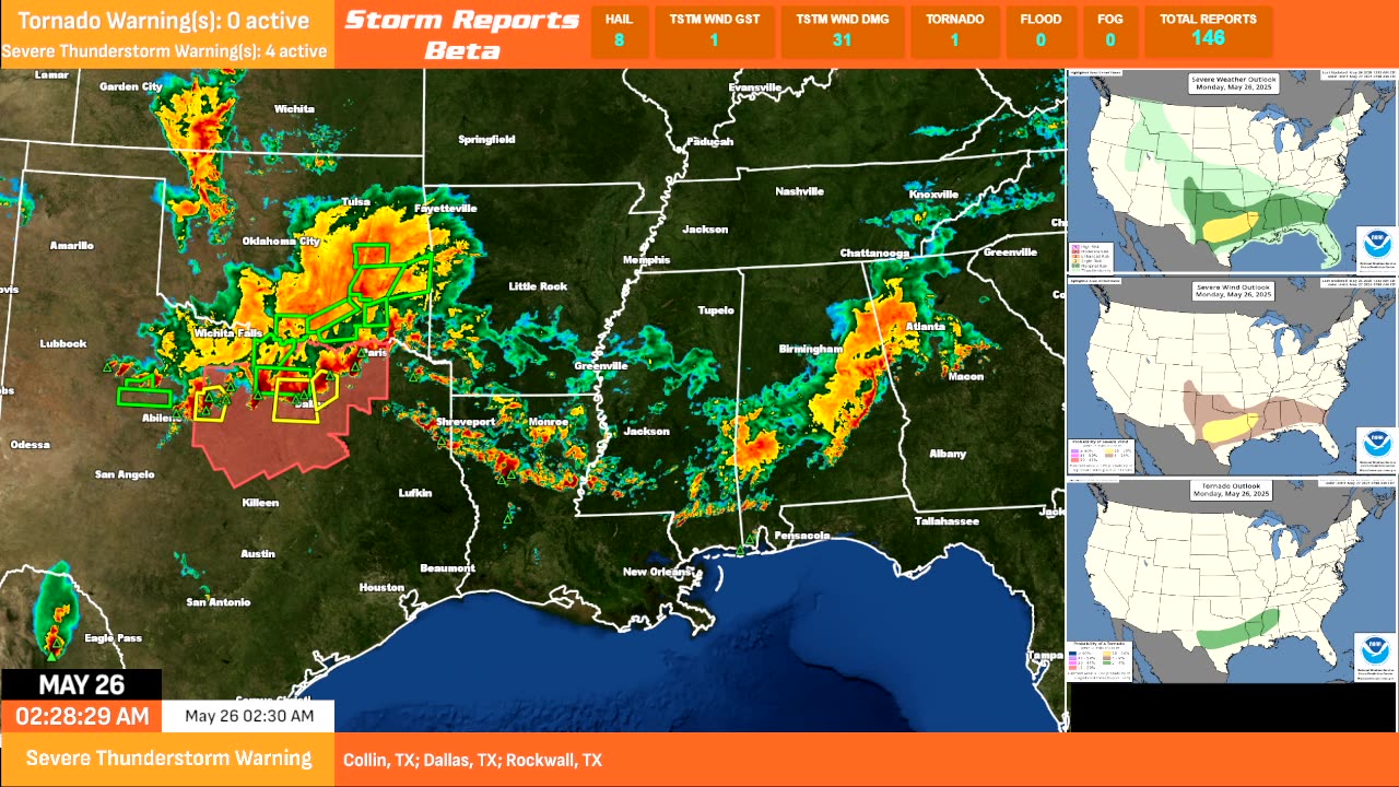 ⚠ LIVE SEVERE WEATHER COVERAGE ⚡