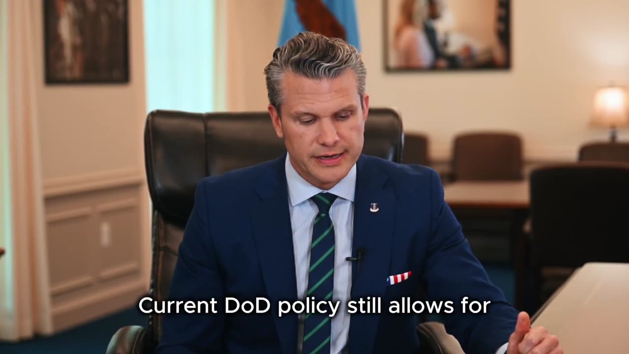 🚨🔥Secretary of Defense Pete Hegseth Provides an Update on Military Accession Waivers.