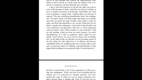 103.Reading from Cioran's On the Heights of Despair