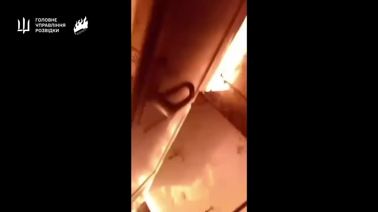 Anti-Putin Partisans Dump Gasoline into Locomotive Before Setting it Alight