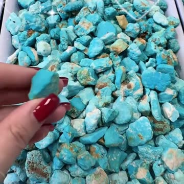 20250728-2 Natural Original Turquoise Rough Hide Earth's Essence