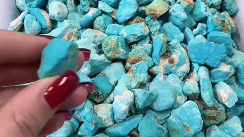 20250728-2 Natural Original Turquoise Rough Hide Earth's Essence