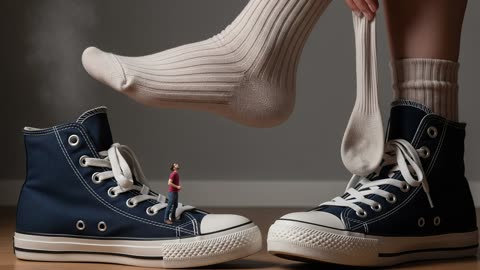 Immersive Giantess Crushing Tiny Men Underfoot (HD Image Gallery)