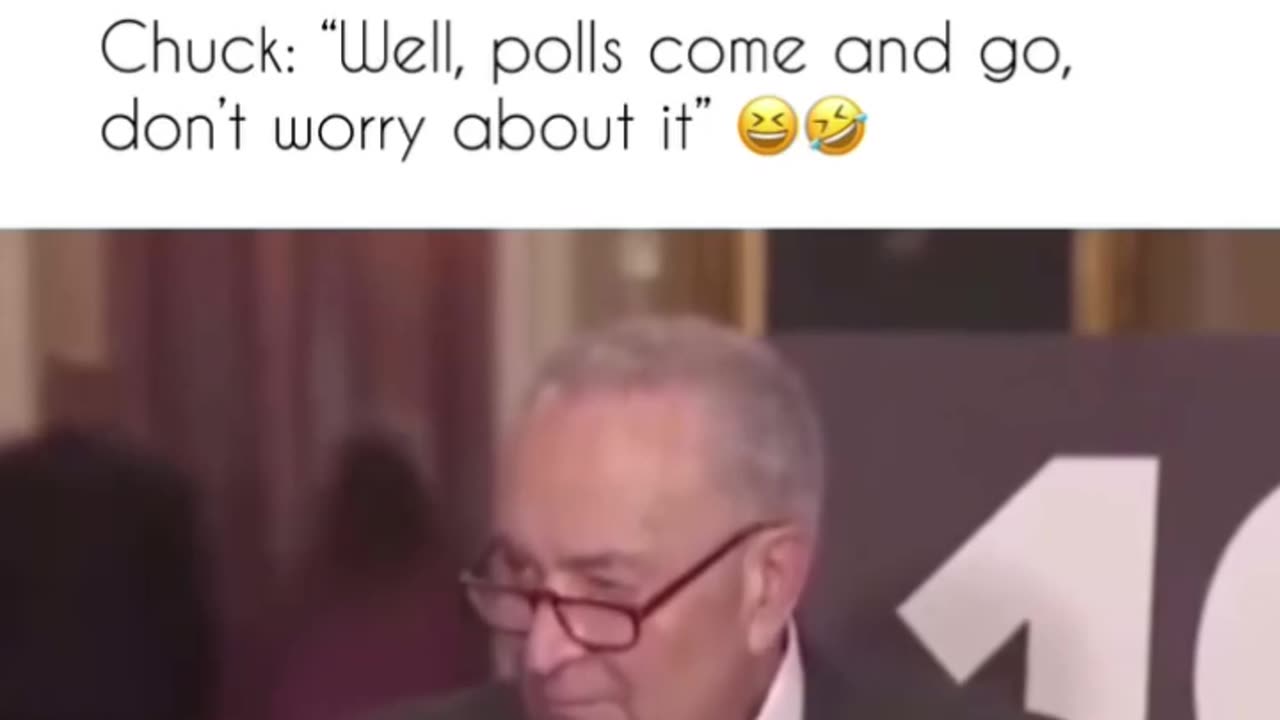 Politics - 2025 Liberal Commie Hypocrisy Gold Chuck Schumer On Trumps Polling Numbers
