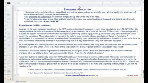 Ephesians 4:14-16
