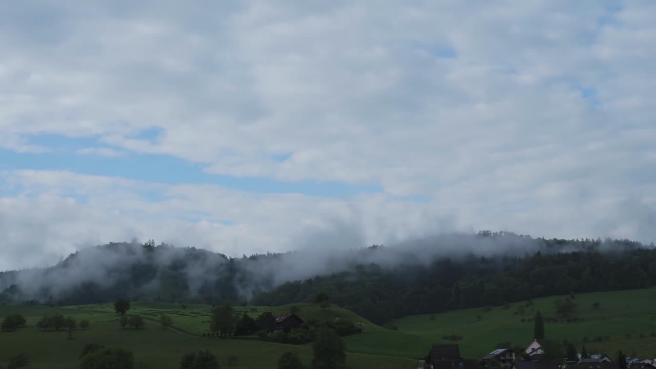 Mountain, sky, fog #Reels