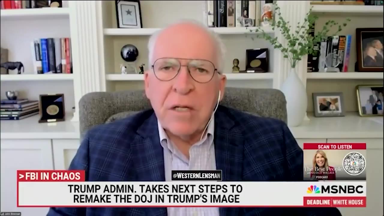 Traitor John Brennan, is worried that the CIA and FBI won’t be "apolitical”
