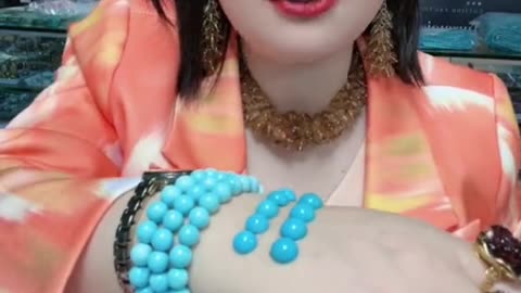 250320-10 Turquoise cabochons from natural ore sources are round