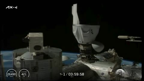 SpaceX Ax-4 Crew Docks with the ISS🚀