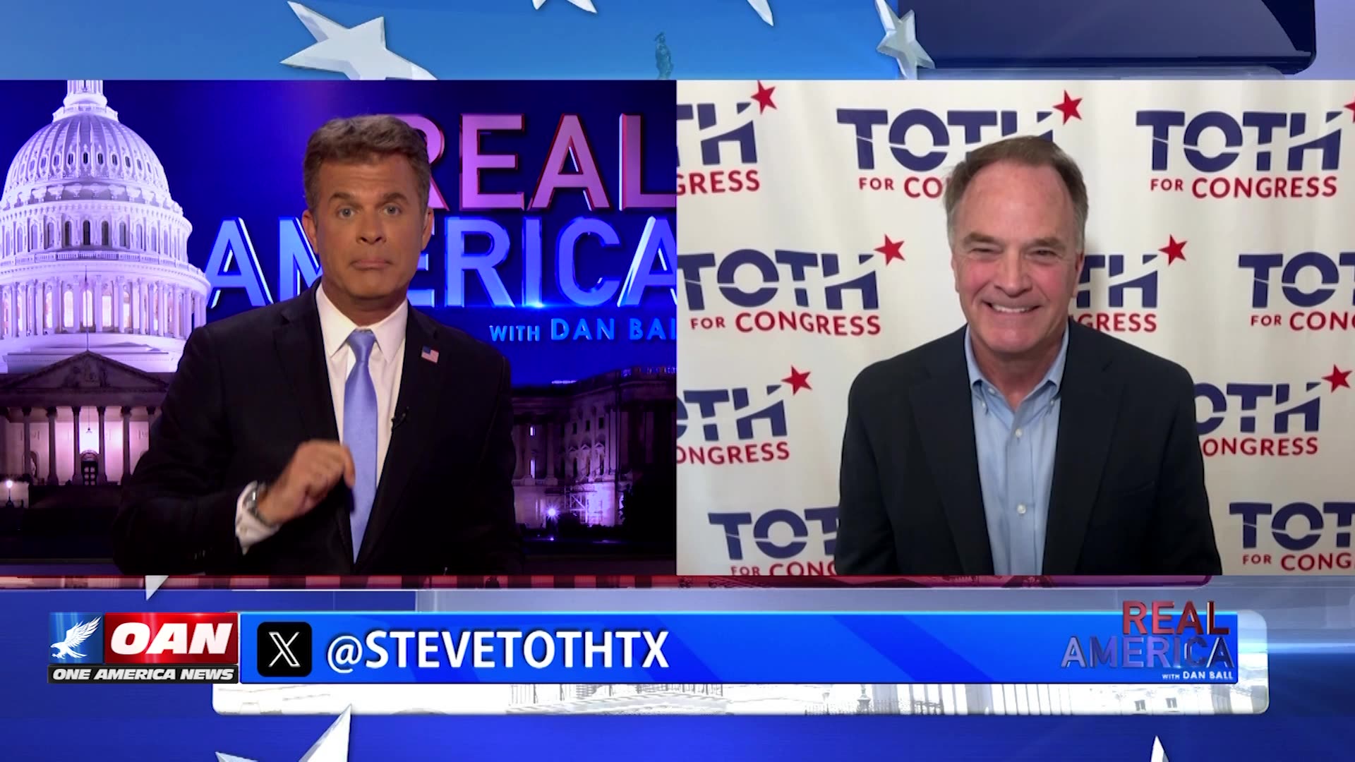 REAL AMERICA -- Dan Ball W/ Steve Toth, 8/12/25