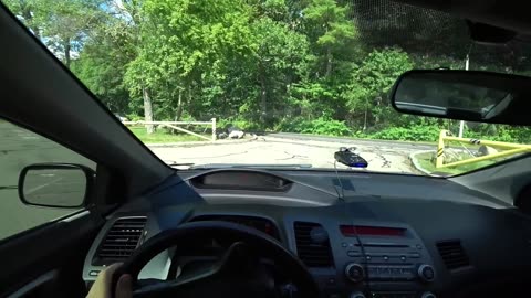 Modified 275hp 2009 Honda Civic Si - Tedward POV Drive (Binaural Audio)