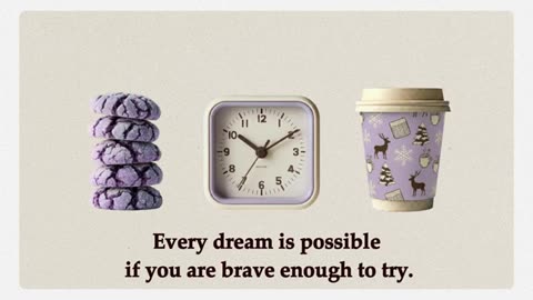 Every dream is possible if you are brave enough to try.