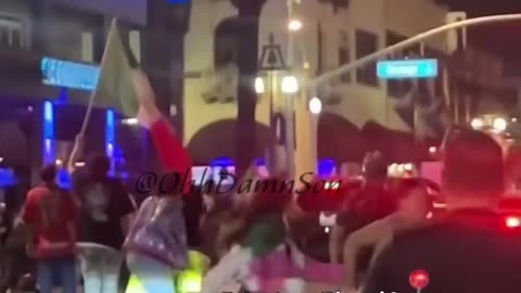 Road Blocking Protesters FAFO - Guy gets ran over - Remix Version