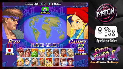Super Street Fighter II X Grand Master • Luchas en linea • "gaelken1979" VS "ElMaton" (2025/05/07)