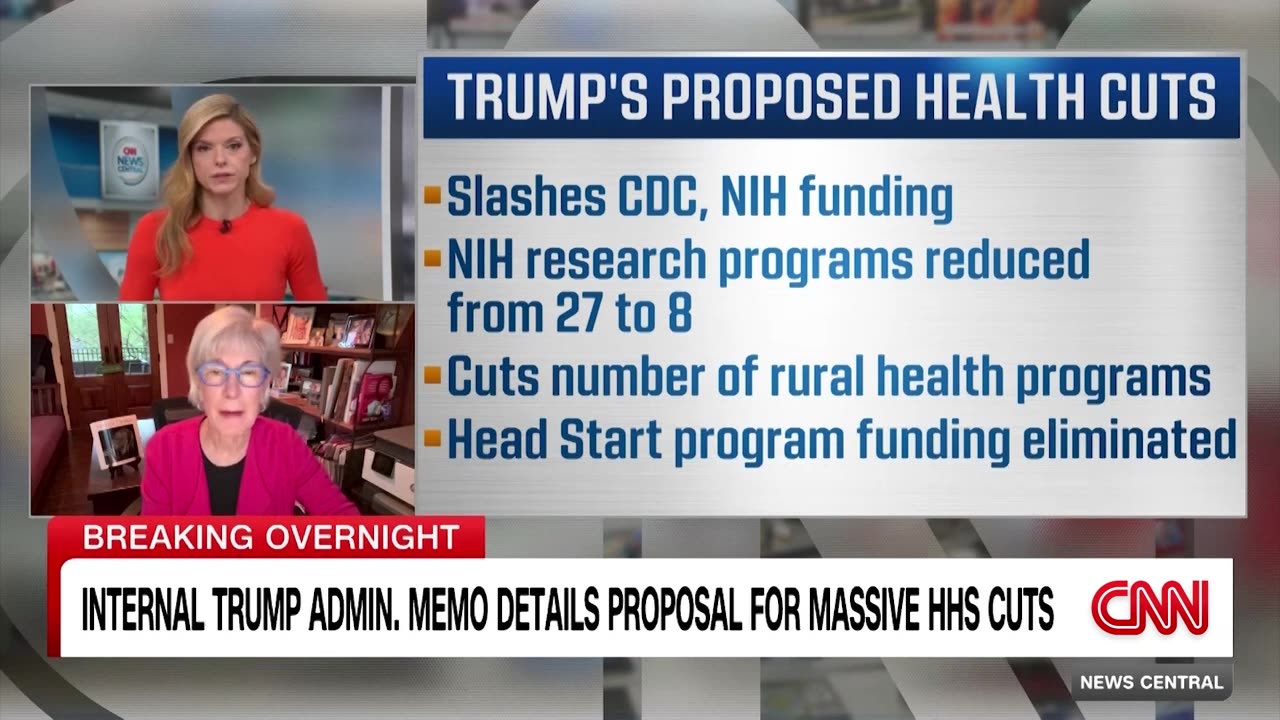 Internal Trump admin. memo details plans for massive HHS cuts