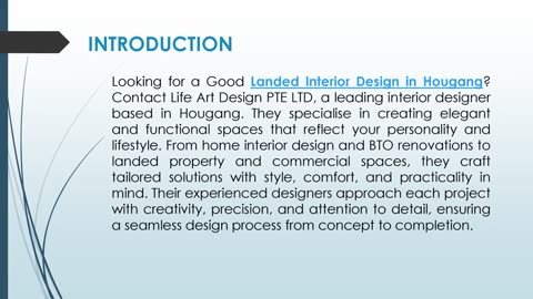 Looking for Good Landed Interior Design in Hougang?