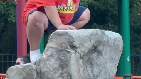The Real Lion King in the Park 😂🦁"