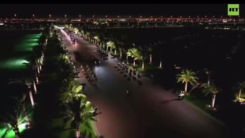 A full cavalry procession for 47 aT Lusail Palace | 🇸🇦(All Star Treatment For POTUS)