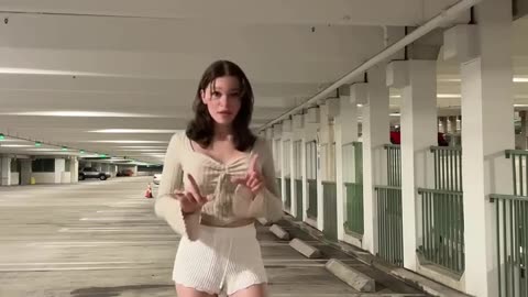 Adorable tgirl is dancing to you