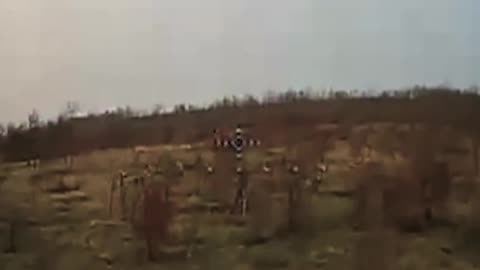 Russian Soldier Tosses Crutches At Last Moment