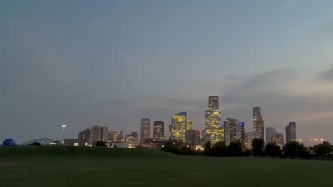 Dusk Skyline Houston,TX